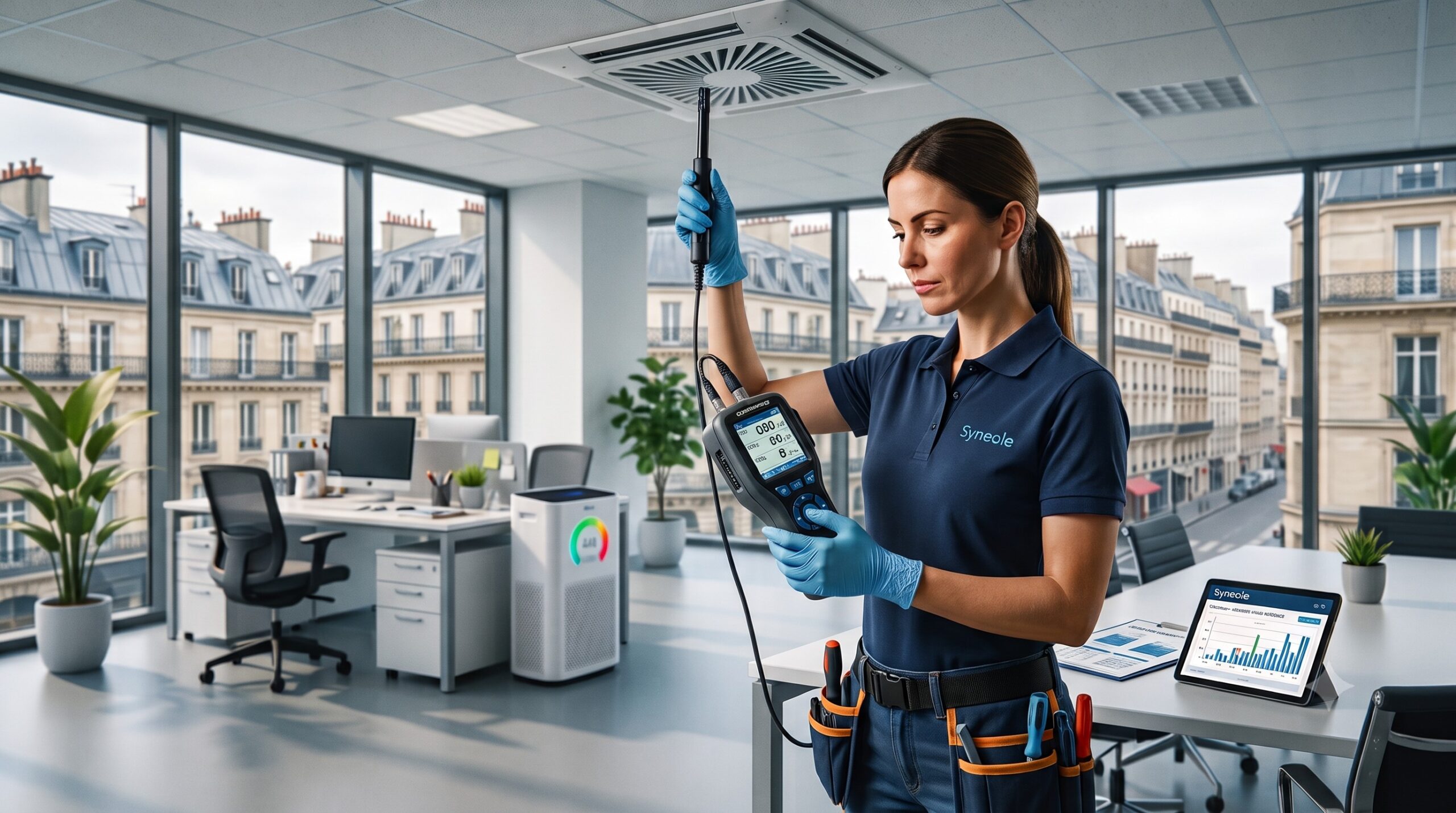 réaliser une mesure de qualité d’air intérieur